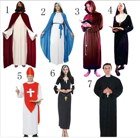 Buy Sexy Nun Costume Adult Women Cosplay Dress With