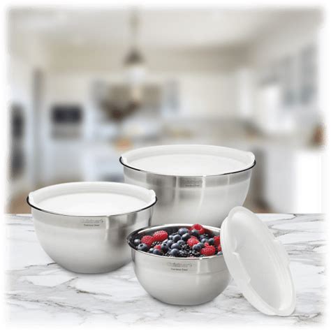 MorningSave Cuisinart Chef S Classic 3 Piece Bowl Set With Lids