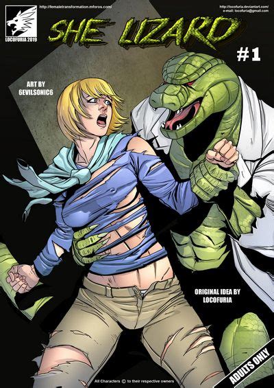 She Lizard Locofuria Spider Man Porn Comics