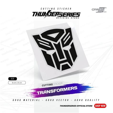 Cutting Sticker Transformers 01 Stiker Transformers Logo Lazada