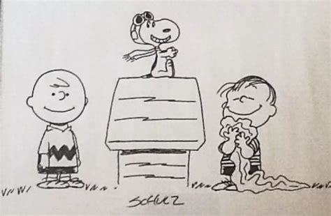 Untitled Drawing 1970 31x24 By Charles Schulz For Sale On Art