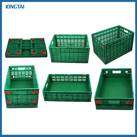 Mesh Plastic Foldable Fruit Crate Fruit Basket Vegetable Basket For