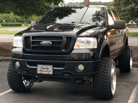 2007 Ford F 150 Wheel Offset Aggressive 1 Outside Fender Stock 1239771 Custom Offsets