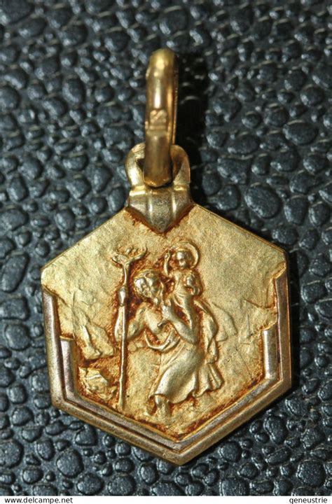 Religion Esot Risme Beau Pendentif M Daille Religieuse Plaqu Or