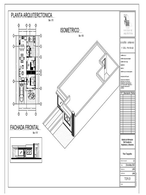 Planta Arquitectonica Jesus Formato 90x60 Pdf