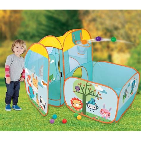 Set Cort Pentru Copii Cu Piscina Si Bile De Joaca Fisher Price