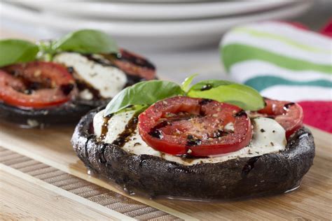 Caprese Stuffed Portobellos