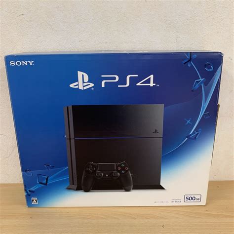 【やや傷や汚れあり】中古品 Sony プレイステーション4 Cuh 1200ab01 Playstation4 500gb ジェットブラックの