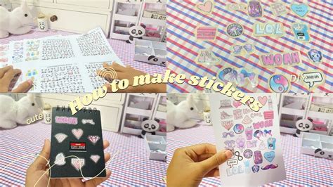 How To Make Stickers Without Sticker Paper Youtube