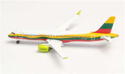 Herpa Wings 534123 Airbus A220 300 Air Baltic Lithuania