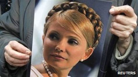 Ukraine Ex Pm Tymoshenko To Leave Prison For Treatment Bbc News