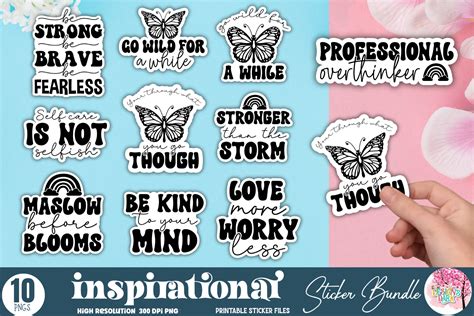 Mental Health Sticker Bundle Graphic By Design S Dark · Creative Fabrica