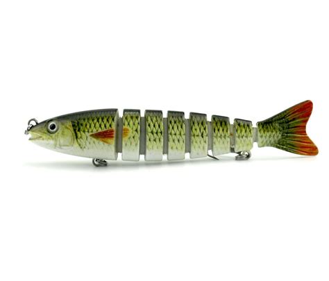 Pcs Jointed Fishing Lures Wobblers Cm G Lifelike Segment Swim