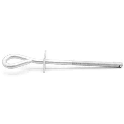 HDG Hot DIP Galvanized Steel Material Guy Hook Bolt For Pole Line