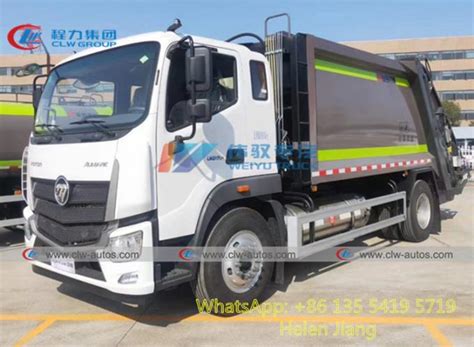 FOTON AUMAN 6 Wheeler 12M3 Garbage Compactor Truck