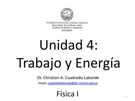 Solution Unidad 4 Trabajo Y Energia Studypool