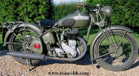 BSA WM20 classic military motorcycle for sale