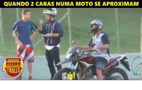 Pegadinha 2 Caras Numa Moto GuaruTrolls