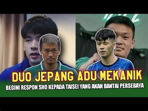 DUO JEPANG ADU MEKANIK Begini Respon Sho Yamamoto Kepada Taisei