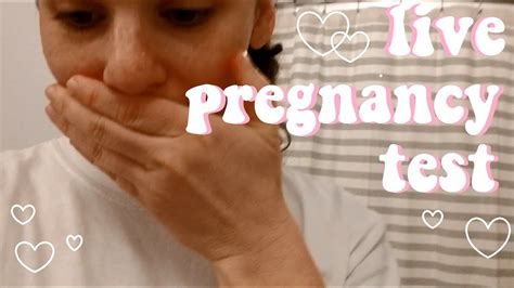 Live Pregnancy Test Finding Out Im Pregnant After Infertility Surprising My Husband Youtube