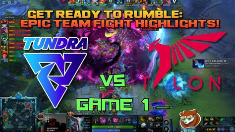 Tundra Esports Vs Talon Esports Game 1 Best Moments TI12 YouTube