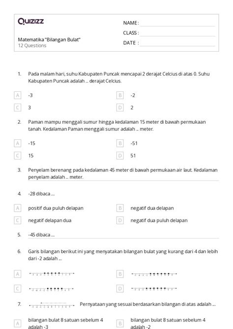 50 Lembar Kerja Satuan Suhu Untuk Kelas 6 Di Quizizz Gratis And Dapat