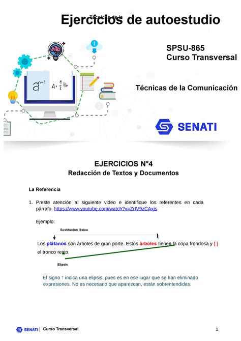 SPSU 865 Ejercicio T004 Curso Transversal 1 SPSU Curso Transversal