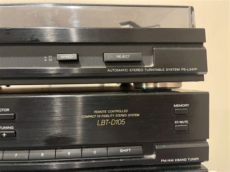 Vintage Sony LBT D105 Hi Fi Stereo Double Deck Receiver System Dual