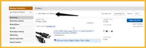 How To View Ebay Purchase History From Web And App Ojds