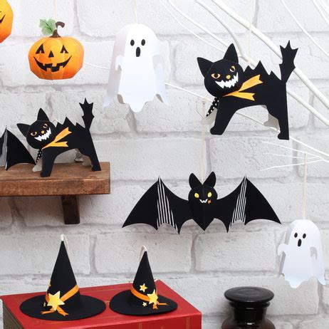 Halloween Ornament Set Papercraft | Paperized Crafts