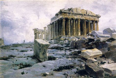 Ancient Athens Painting at PaintingValley.com | Explore collection of ...