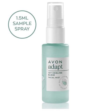 Avon Adapt Icy Cooling Elixir Facial Mist Sample The Cosmetics Fairy