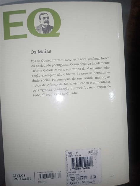 Livro Os Maias De E A De Queiroz Vila Do Conde Olx Portugal