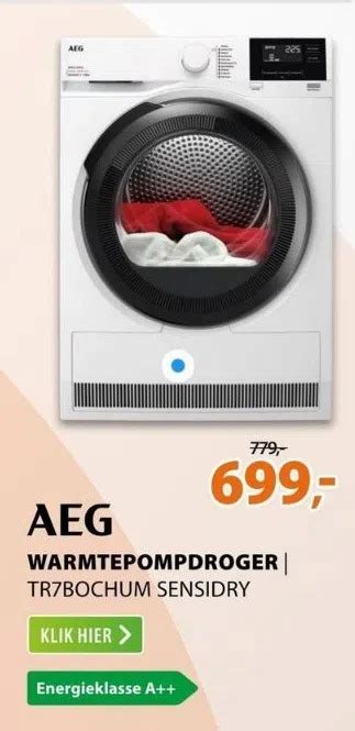 Aeg Warmtepompdroger Aanbieding Bij Expert