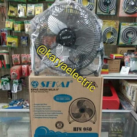 Jual Kipas Angin Meja Desk Fan Sekai Besi Hfn 950 Di Seller KSM Store