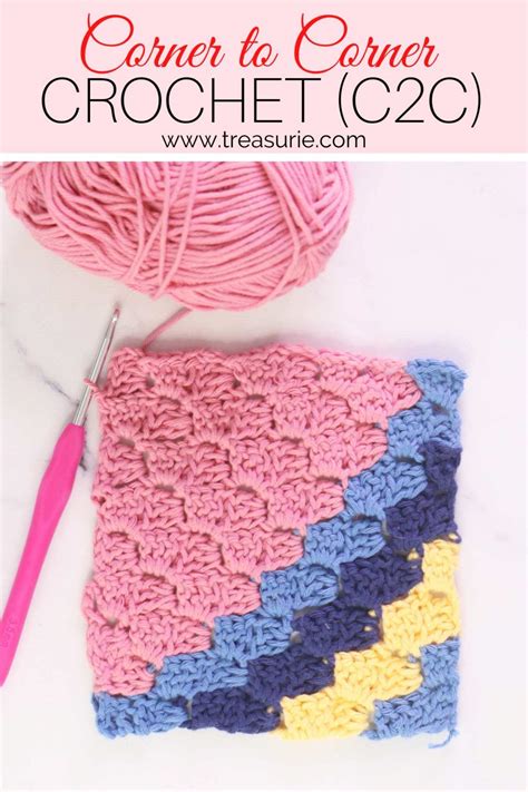 Corner To Corner Crochet C2c Crochet Made Easy For Beginners Treasurie