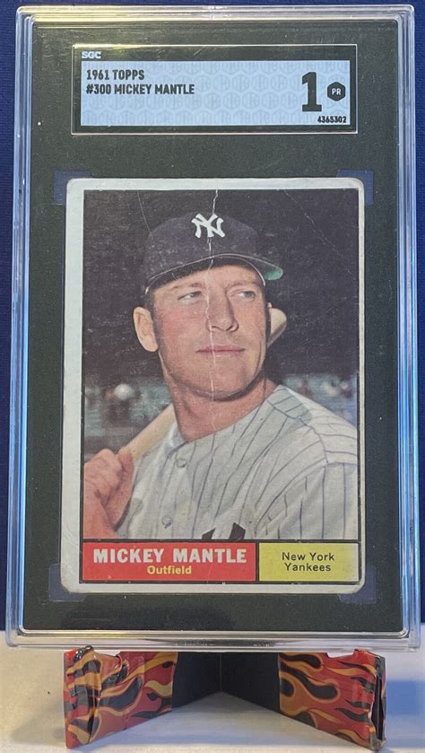 Topps Mickey Mantle Sgc The Goat Ebay