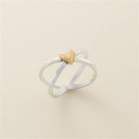 Cross Your Heart Ring Heartring Lovering Jamesavery Jewellery Rings