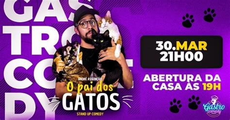 ANDRÉ ASSUNÇÃO O PAI DOS GATOS STAND UP COMEDY em Jandira Sympla