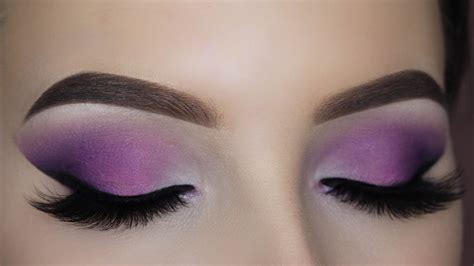 Smokey Purple Eye Makeup Tutorial Matte YouTube