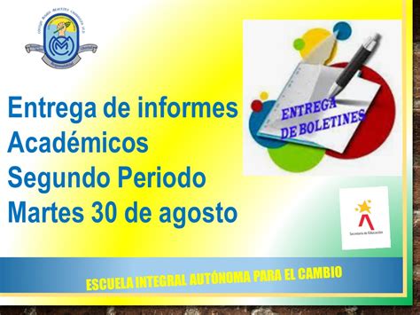 ENTREGA DE INFORMES ACADÉMICOS Portal Red Académica