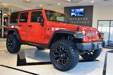 2016 Jeep Wrangler Unlimited Custom Lifted Sport For Sale Near