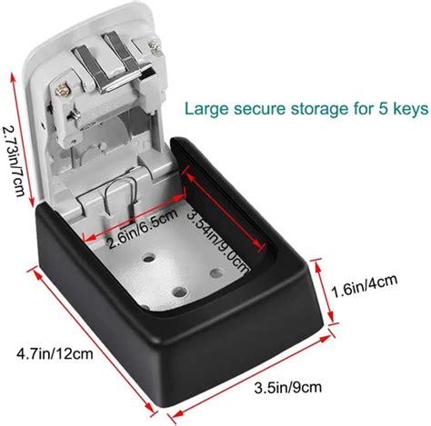 Wall Mounted Key Lock Box - Bravo Goods