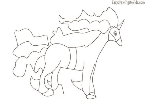 Rapidash Pokemon Drawing Pokemon Coloring Pages Pokemon Coloring