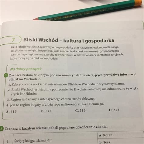 W Tabeli Podano Cztery Przykłady Czynników Wpływających Na Rozwój