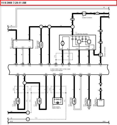 2001 Toyota Highlander Engine Diagram