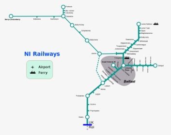 Ni Railways Map, HD Png Download , Transparent Png Image - PNGitem