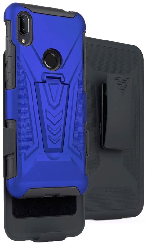 Case With Clip For Jitterbug Smart Phone Nakedcellphone Blue Rugged