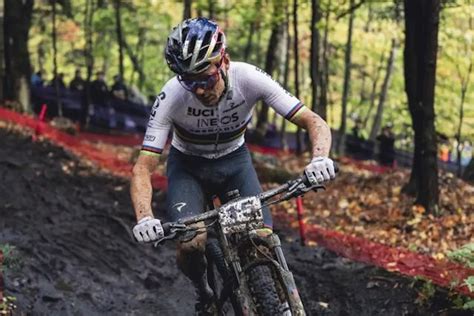 VTT Thomas Pidcock vainqueur à Nove Mesto de la 3e étape de la Coupe