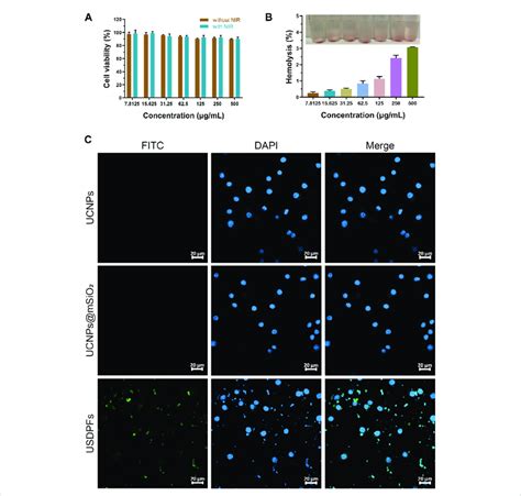 A Cell Viability Measurement Of Usdpfs With Different Concentrations Download Scientific